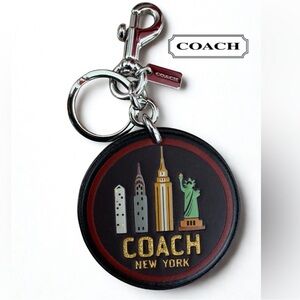 COACH NYC SKYLINE BAG CHARM